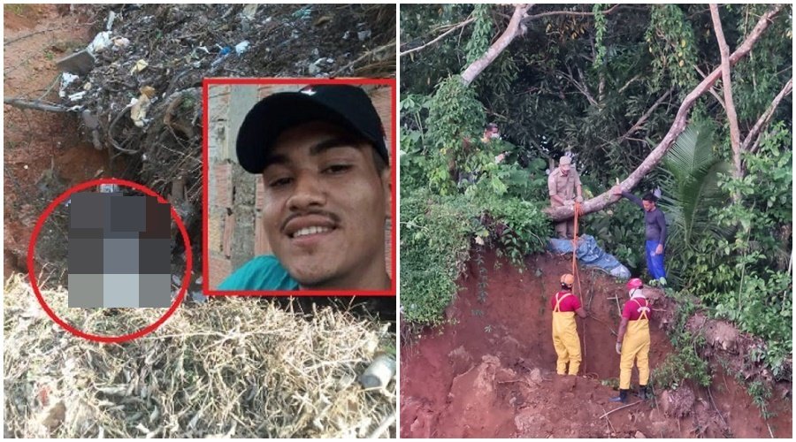 Imagens Fortes Jovem Executado Com Tiros Na Cabe A E Jogado Em Lix O Em Iranduba Portal