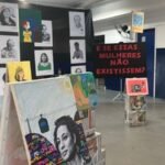 Estudantes homenageiam grandes mulheres em mostra de arte