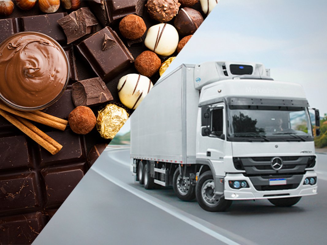 Transporte com controle térmico é essencial para chocolates